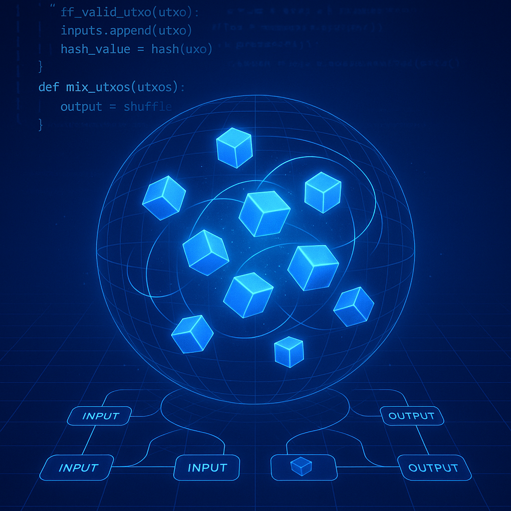 Cardano vs Bitcoin privacy comparison chart showing UTXO differences and privacy features